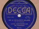 HAWAIIAN: LOUIS ARMSTRONG & THE POLYNESIANS - DECCA 914