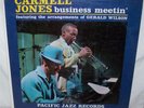 CARMELL JONES BUSINESS METTIN' LP dg MONO Pacific Jazz PJ53-NM-/NM-