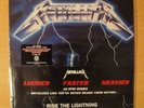 Metallica Ride the Lightning Ltd Blue Vinyl 45rpm Double LP