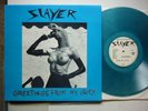 Slayer - Greetings from my Guts - LP in BLUE vinyl - very rare   Darkthrone