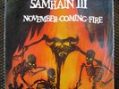 SAMHAIN III NOVEMBER-COMING-FIRE PLAN 9 PL9-07 LP +FOLD-OUT POSTER PHOTO COLLAGE