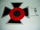 UK DEF JAM - SLAYER- CRIMINALLY INSANE- red vinyl in cross & chain pack