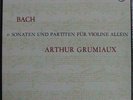 GRUMIAUX  BACH VIOLIN 6 SONATAS § PARTITA S ORIGINAL DUTCH PHILIPS MINT