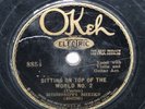 MISSISSIPPI SHEIKS  Sitting On Top Of The World No. 2  78 rpm OKEH 8854 *HEAR*