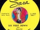 GENE SKI Six Foot Down ROCKABILLY BOPPER 45 RPM