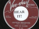 BLUES 45 John Lee Hooker (Vee-Jay # 331) Crawlin Kingsnake/Hobo Blues