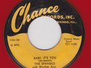 VOCAL GROUP 45 RPM- THE SPANIELS on CHANCE RECORDS (RED VINYL)