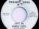 WANDA DAVIS Save Me b/w Take Care ULTRA-RARE SOUL