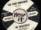 DOOWOP R&B - UNITED ARTISTS--FOUR HORSEMEN---HEAR BOTH--1958 PROMO