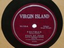78rpm Calypso DUKE OF IRON Virgin Island Record #110