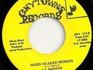 U.S. WARREN Hard Headed RnB Soul Funk Breaks 45 LISTEN