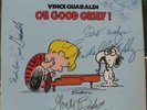 Vince Guaraldi Trio & Charles Schulz Autographed in Person 