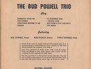 Bud Powell on 10” Royal Roost