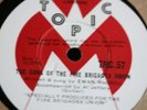 EWAN MacCOLL The song of the fire brigades union 78 TOPIC TRC57