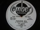 The Embers Paradise Hill Sound of Love rare ember doo-wop 78rpm