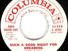 Rare Four Evers Doo-Wop 45 Good Night For Dreaming WLP Promo