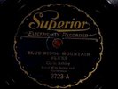 Pre-War 78    Clyde Ashley   Superior Gennett 78   Bill Cox   1931 Country Blues