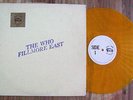 THE WHO  FILLMORE EAST  TMOQ GOLD VINYL WITH INSERT  NEAR MINT