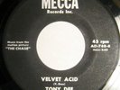 Tony Dee   VELVET ACID   Insane Fuzz Psych instro OST 45 ?