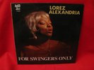 Lorez Alexandria LP For Swingers only Argo  720 mono original press DG