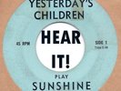 60's NORTHWEST GARAGE: YESTERDAY'S CHILDREN-One Way Up/Sunshine REX