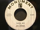 45 ROY ORBISON on MONUMENT With The Bug rockabilly HEAR