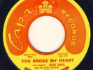 Jackie O'Neal and the Rebel Rockers - YOU BROKE MY HEART - Capa rockabilly 45