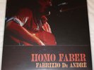 FABRIZIO DE ANDRE' LP Homo Faber Copia 111/200 180 gr MINT Raro Live Torino 1981