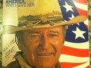 Autographed John Wayne America, Why I love her vintage record collectible