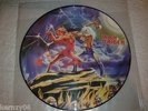 IRON MAIDEN RUN TO THE HILLS / THE NUMBER OF THE BEAST PROMO PICTURE DISC RARE
