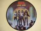 KISS LOVE GUN PICTURE DISC LP VINYL Paul Gene Ace Peter