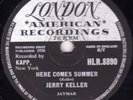 NEAR MINT 1959 UK #1 JERRY KELLER 78  HERE COMES SUMMER / TIME HAS A WAY HLR8890