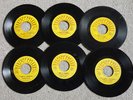 Johnny Cash Jerry Lee Lewis Jack Earls Sun Records 6 vintage 45's