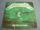 METALLICA `Ride The Lightning` lp 1984 w/ Green cover rare French mistake vg++