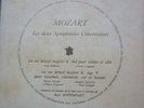 LOLA BOBESCO - CAPPONE - RISTENPART / MOZART  / LES DICOPHILES FRANCAIS