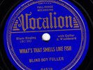 BLIND BOY FULLER What's That Smells Like Fish BLUES 78 VOCALION 04519