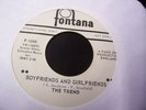 THE TREND -Boyfriends and Girlfriends/Shot on sight 45 Garage 1966 Fontana label
