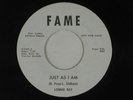 LONNIE RAY deep soul 45 JUST AS I AM/DIAMONDS FAME VG++ TO M-