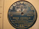 rare 5x 78 RPM MISSA CHORALIS LISZT , ERNEST LEVY conductor