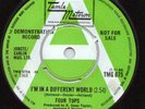 Green & White Motown Demo - The Four Tops - I'm In A Different World  - TMG 675
