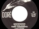 KILLER ROCKABILLY TWIN SPINNER - TONY CASANOVA - SHOWDOWN / BOOGIE WOOGIE FEELIN
