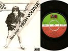 AC/DC- HIGH VOLTAGE 1976 UK VINYL 10860 WITH KNOCK OUT CENTER HOLE & COVER
