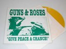 Guns n Roses GIVE PEACE A CHANCE YELLOW VINYL LP