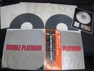KISS Double Platinum Japan Promo White Label DBL Vinyl LP with OBI Card Poster