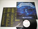 METALLICA/RIDE THE LIGHTNING  LP 1984 ROADRUNNER RR 9848