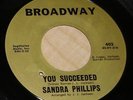 1960s Northern Soul 45 - SANDRA PHILLIPS  
