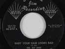 Funk Breaks 45 MR BO & BLUES BOYS Baby Your Hair Looks Bad DIAMOND JIM HEAR
