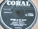 BUDDY HOLLY Raining in my heart / It doesn't matter anymore 78 Coral Q72360