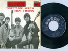French EP  LES BEATLES Volume 3 MOE 21003 label odeon bleu EXCELLENT 