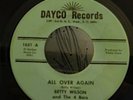 NORTHERN SOUL 45 RPM - BETTY WILSON & 4 BARS on DAYCO DC Sweet Rare Private